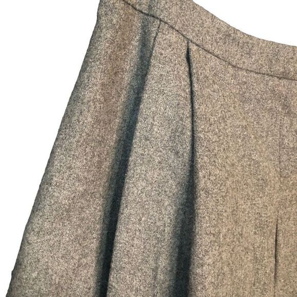 Vineyard Vines Womens Pleated Wool Blend Mini Skirt 6 Heathered Gray Twee Tennis - Picture 3 of 8
